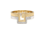 Thick Duo Rings - HIBA JABER